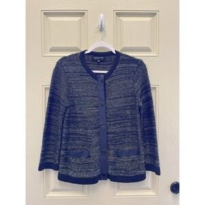 JONES NEW YORK COLLECTION WOMEN SWEATER BLAZER SIZE M